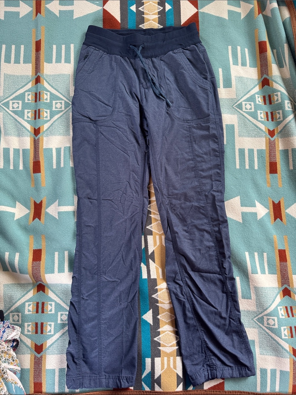 The North Face Women's Aphrodite Navy Blue Track Pants
